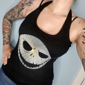 NIGHTMARE Before CHRISTMAS halter top Handmade